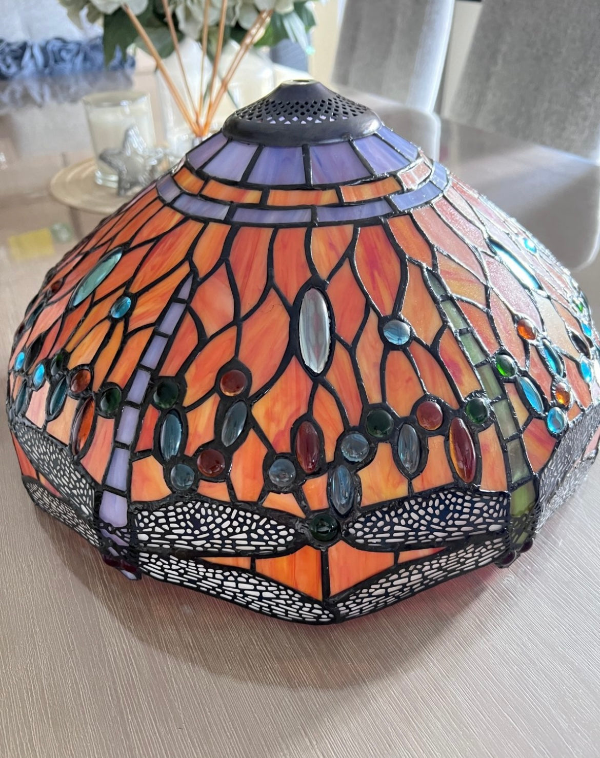 CDH Tiffany Floor Lamp (23001) 16" 40CM Shade