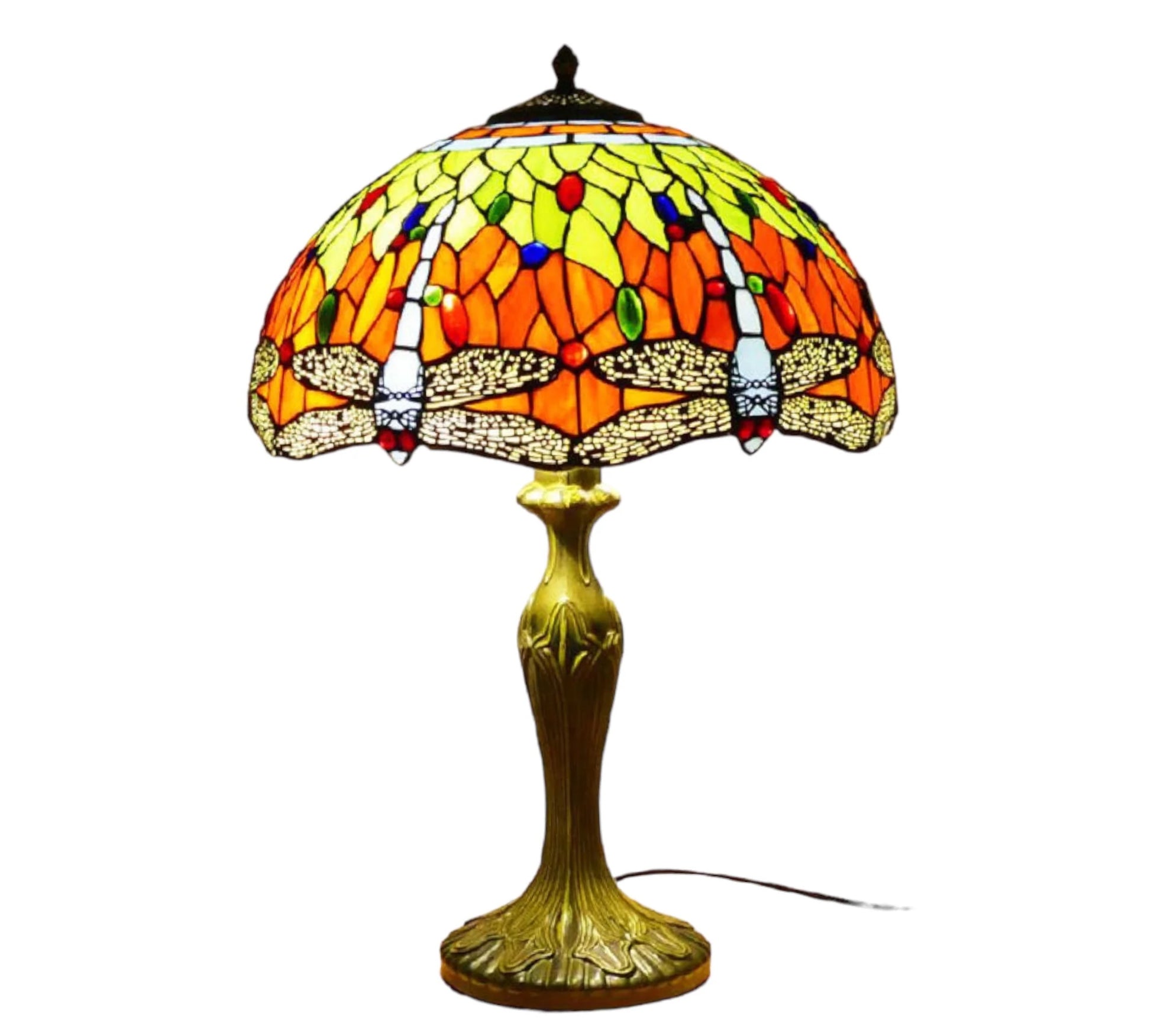 CDH 16" Tiffany Table Lamp 40cm Shade (15005)