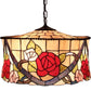 CDH 18" XLARGE Tiffany Pendant Lamp 46cm shade (19008C)