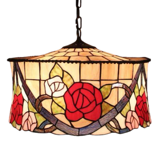 CDH 18" XLARGE Tiffany Pendant Lamp 46cm shade (19008C)