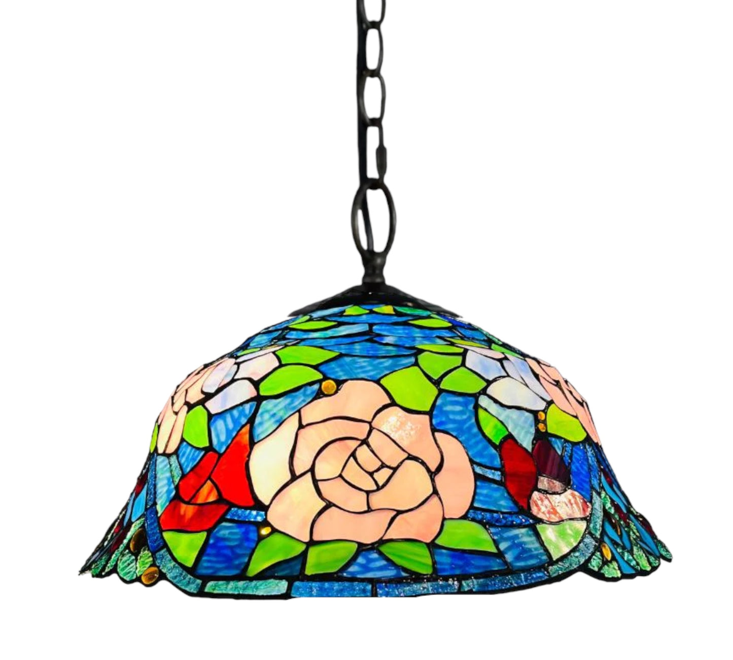 CDH 18" XLARGE Tiffany Pendant Lamp 46cm shade (19005C)