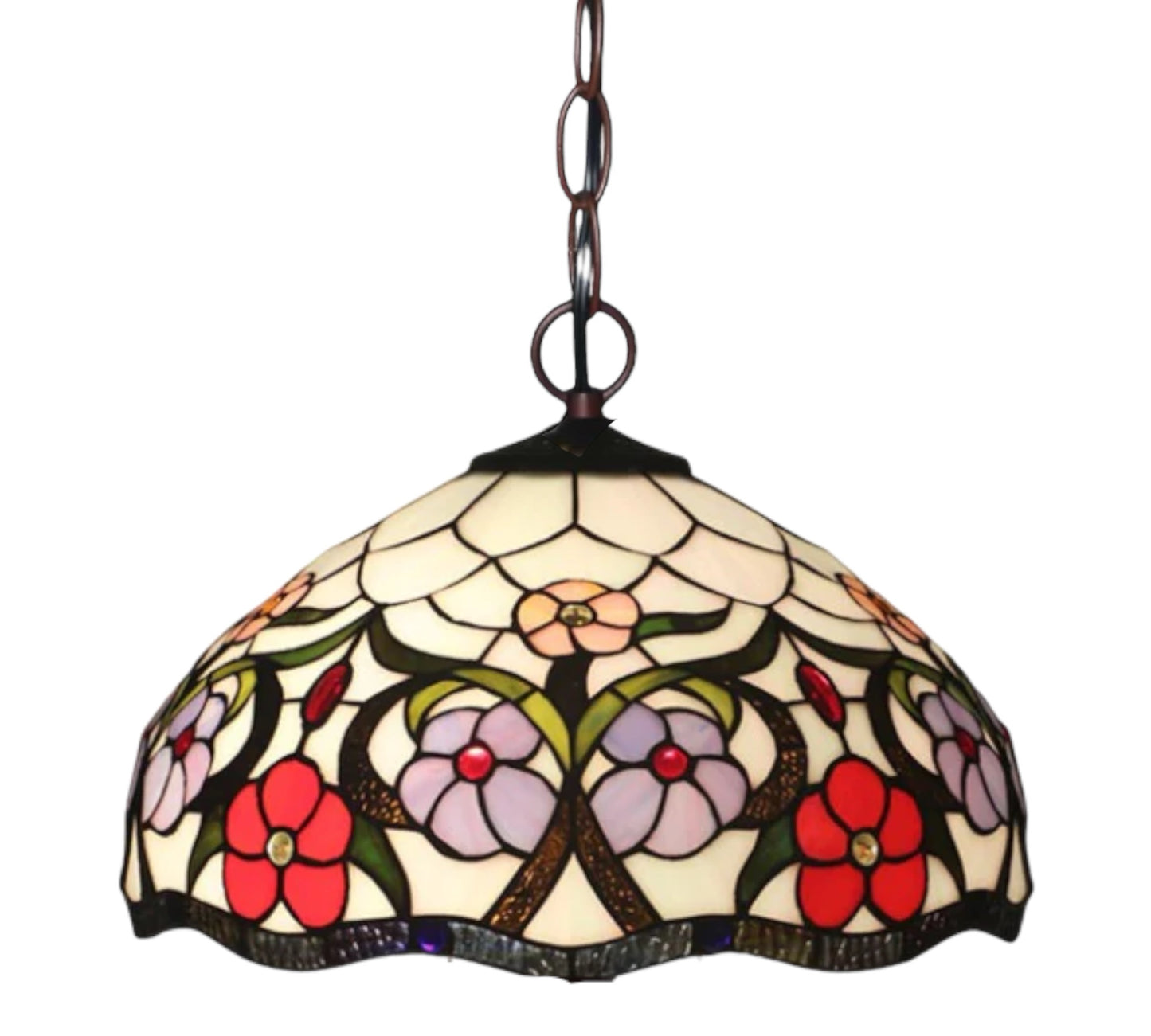 CDH 12" Tiffany Pendant Lamp 30cm shade (12088C)