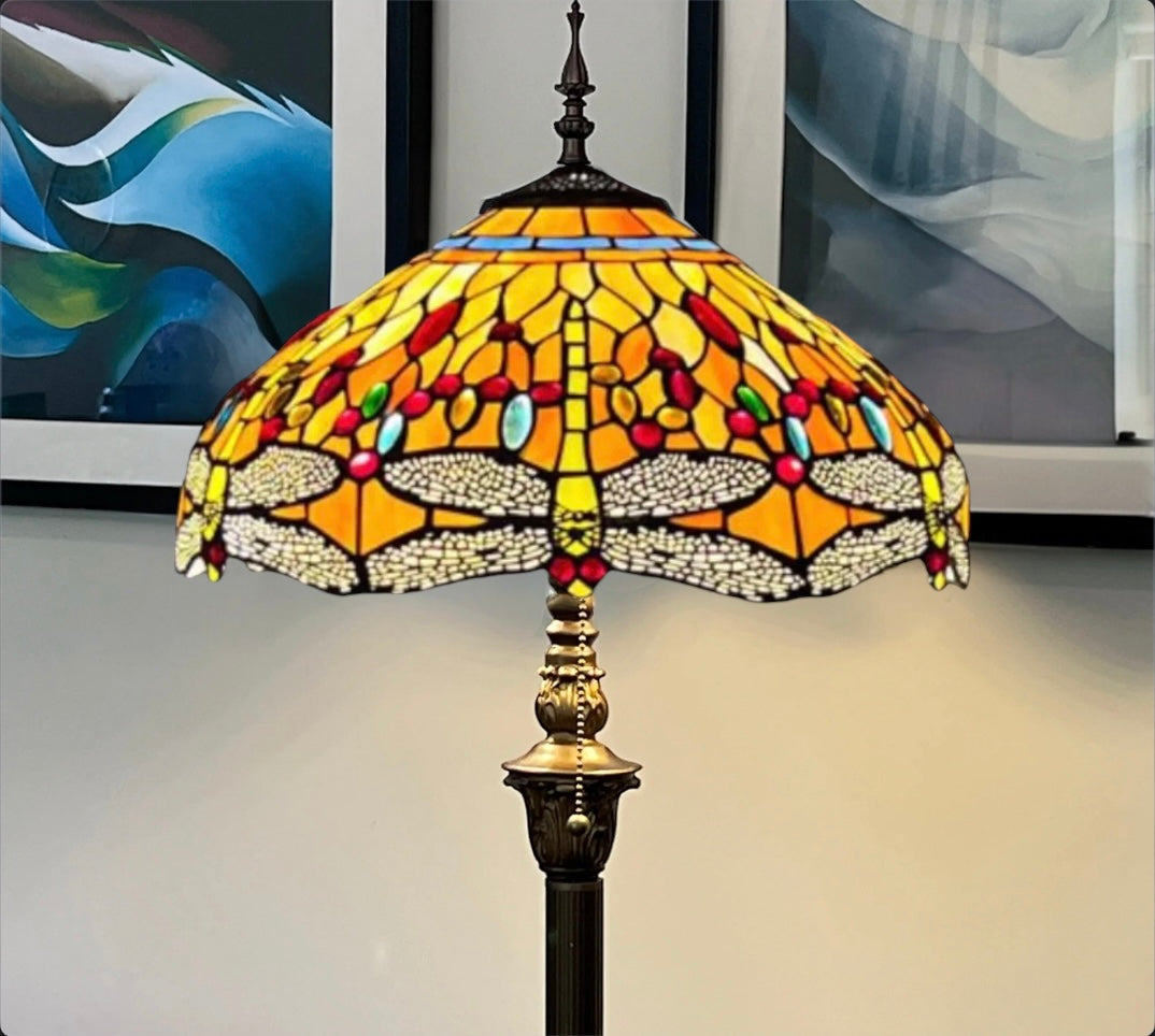 CDH Tiffany Floor Lamp (16035) 16" 40CM Shade