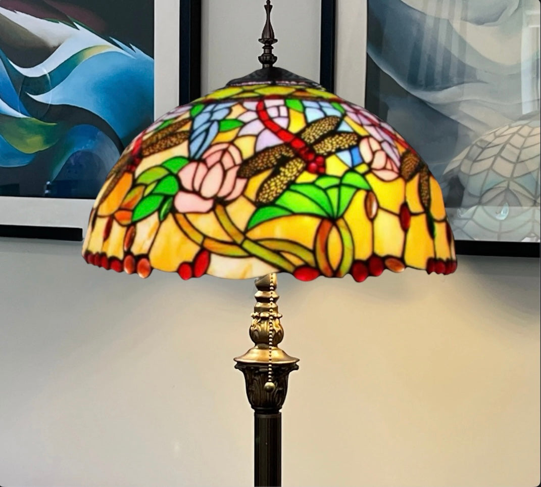 CDH Tiffany Floor Lamp (16941) 16" 40CM Shade
