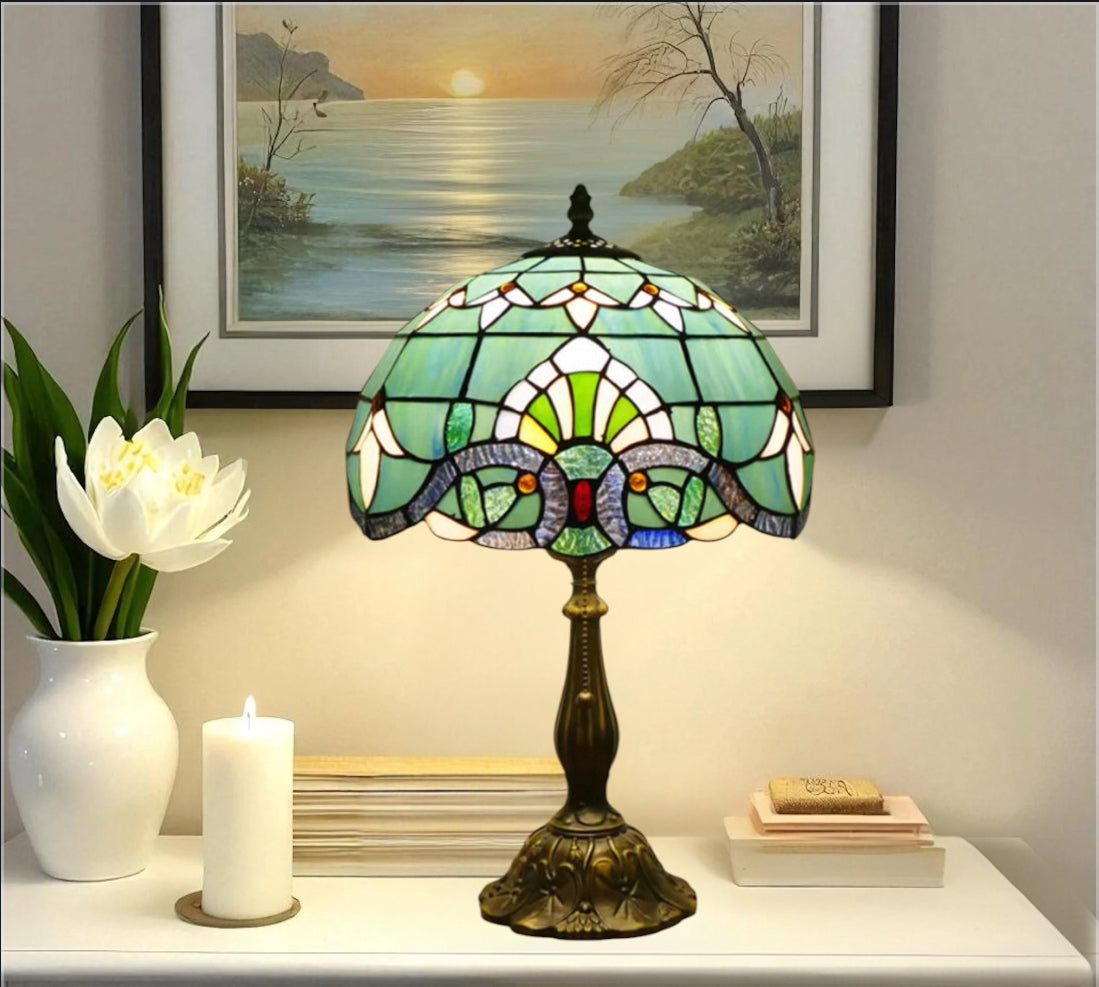 CDH 12" Tiffany Table Lamp (12802)
