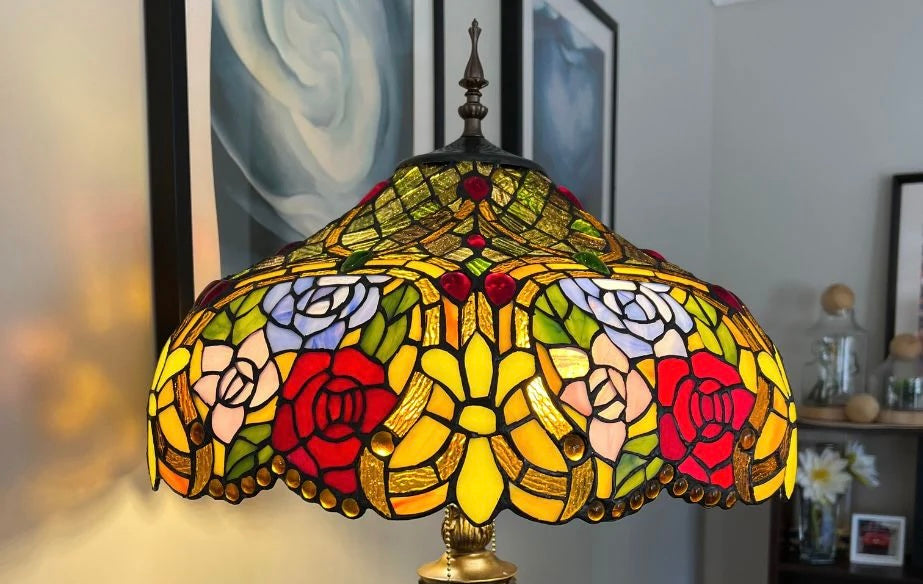 CDH 18" XLARGE Tiffany Pendant Lamp 46cm shade (19006C)