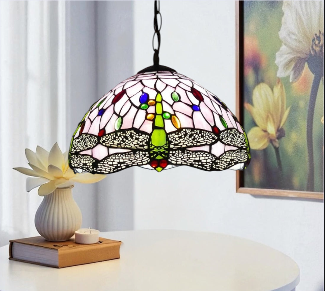CDH 12" Tiffany Pendant Lamp 30cm shade (12062FC)