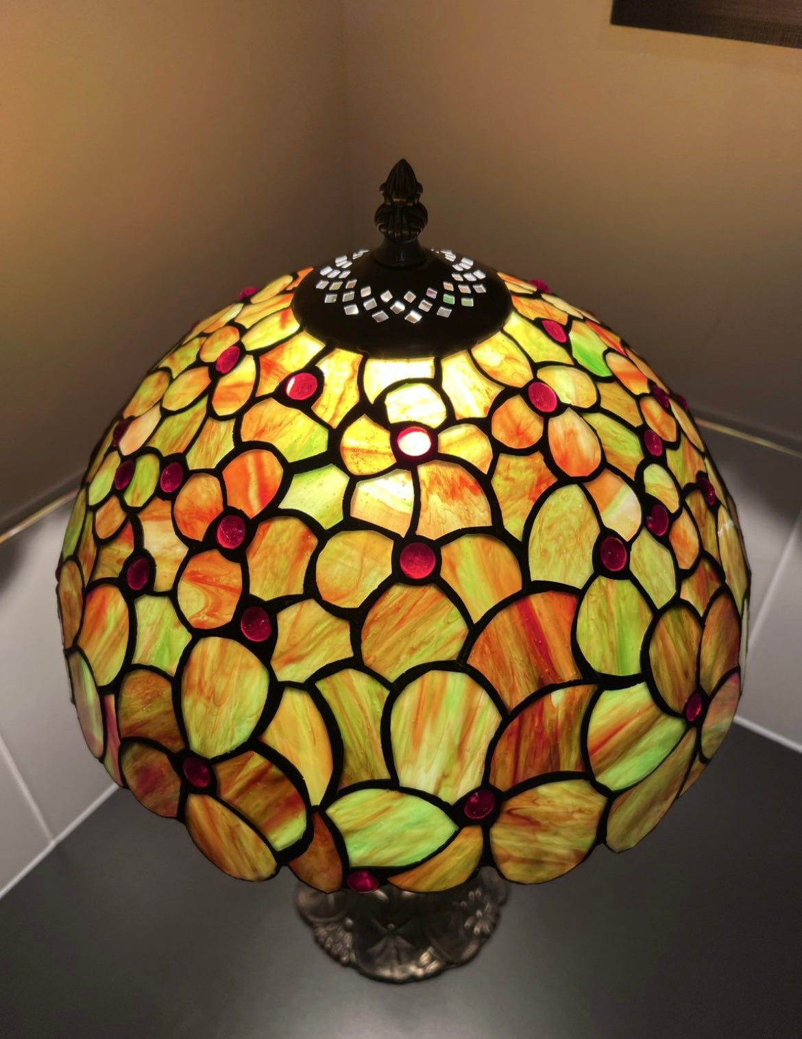CDH 12" Tiffany Table Lamp (12007）