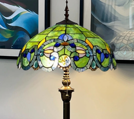 CDH Tiffany Floor Lamp (15080F) 16" 40CM Shade