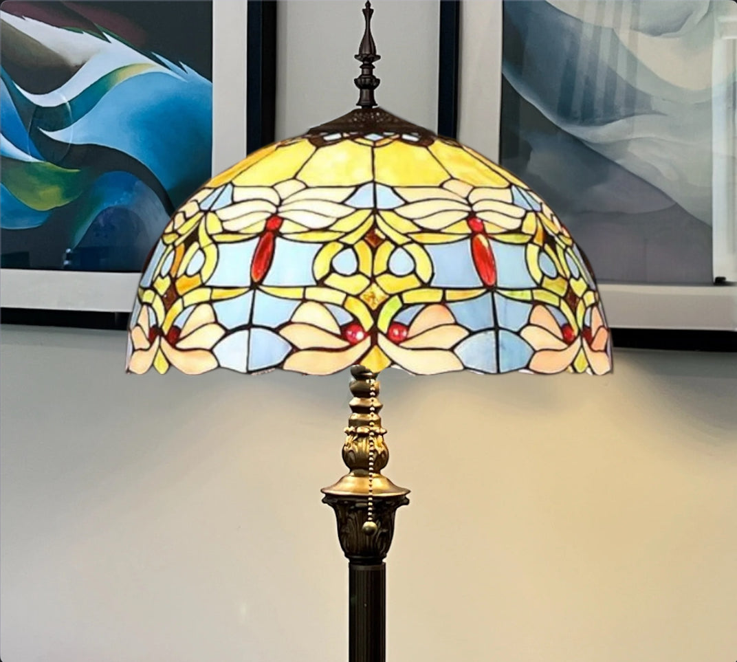 CDH Tiffany Floor Lamp (16016) 16" 40CM Shade