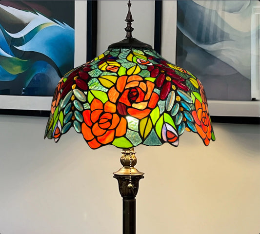 CDH Tiffany Floor Lamp (16112) 16" 40CM Shade