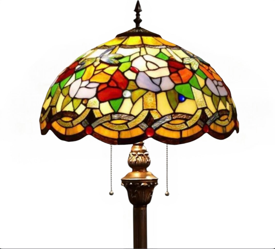 CDH Tiffany Floor Lamp (15002F) 16" 40CM Shade