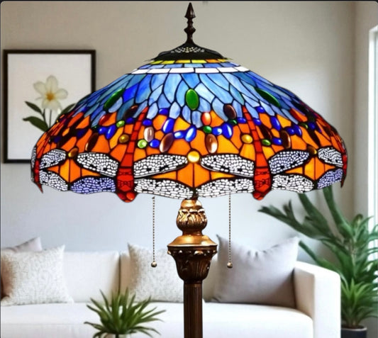 CDH Tiffany Floor Lamp XLARGE 18" 46CM shade (19014)