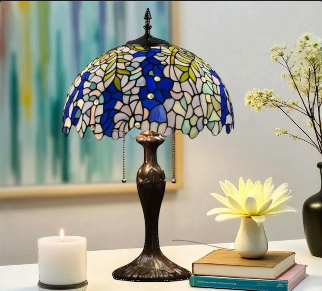 CDH 16" Tiffany Table Lamp 40cm Shade (16039)