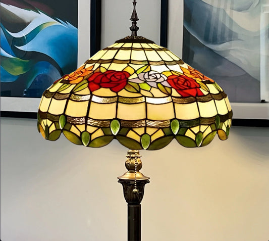 CDH Tiffany Floor Lamp XLARGE 18" 46CM shade (19012)