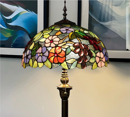 CDH Tiffany Floor Lamp (16022) 16" 40CM Shade