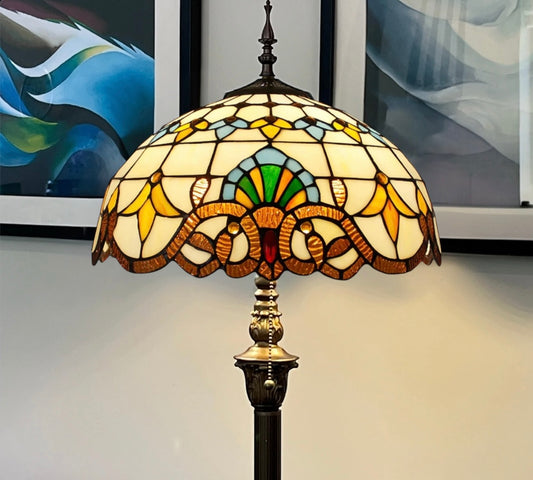 CDH Tiffany Floor Lamp (16025F) 16" 40CM Shade