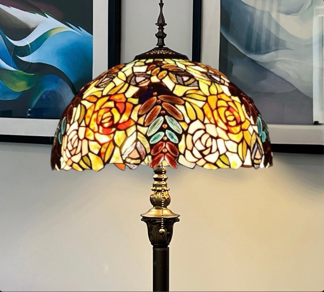 CDH Tiffany Floor Lamp (16071) 16" 40CM Shade