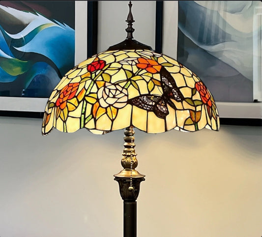 CDH Tiffany Floor Lamp (16023) 16" 40CM Shade
