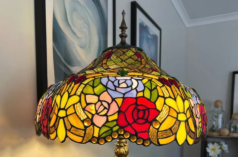 CDH 18" XLARGE Tiffany Pendant Lamp 46cm shade (19006C)