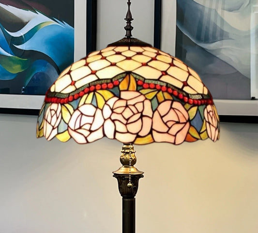CDH Tiffany Floor Lamp (16032) 16" 40CM Shade