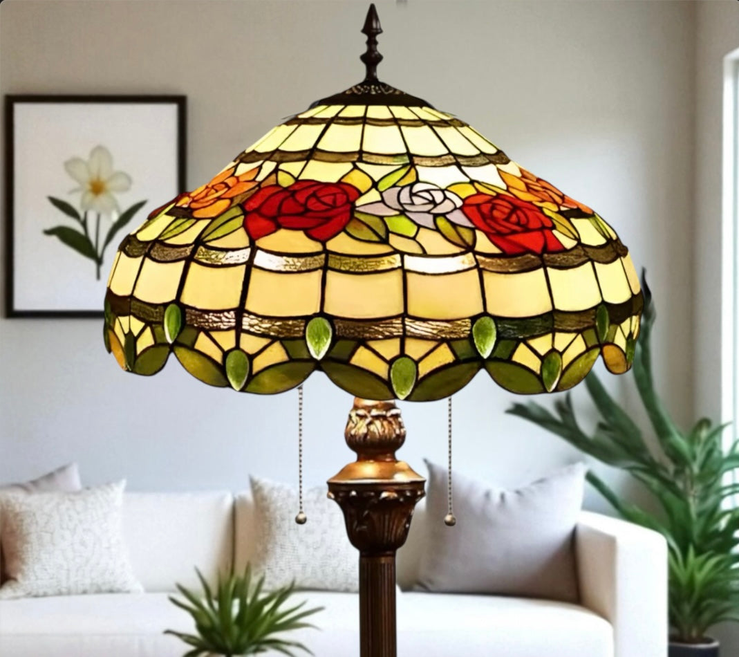 CDH Tiffany Floor Lamp XLARGE 18" 46CM shade (19012)