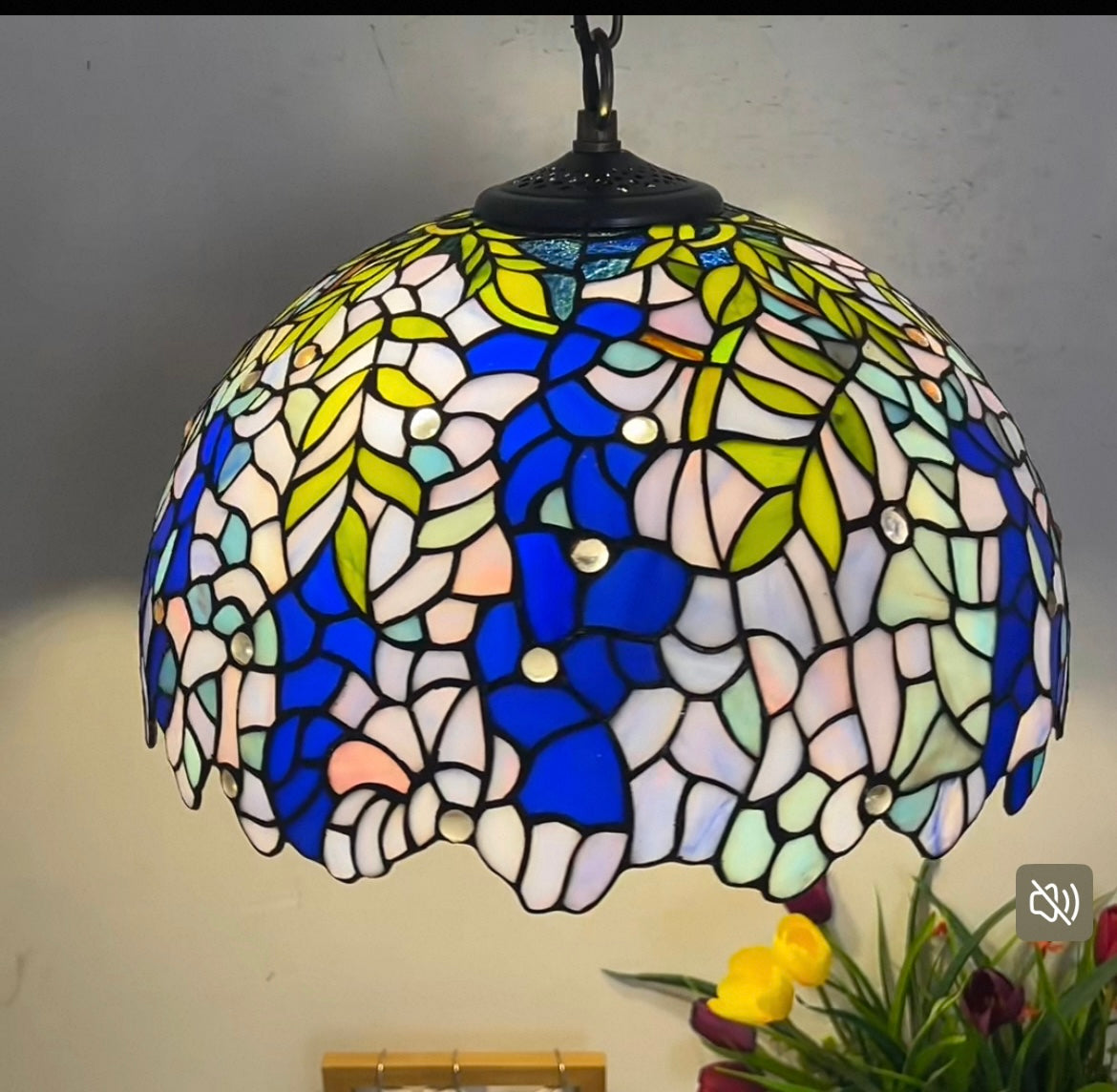 CDH 16" Tiffany Pendant Lamp 40cm shade (16039C)