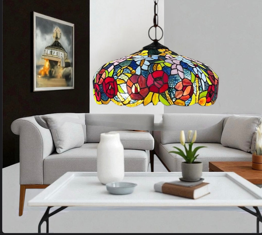 CDH 16" Tiffany Pendant Lamp 40cm shade (16116C)