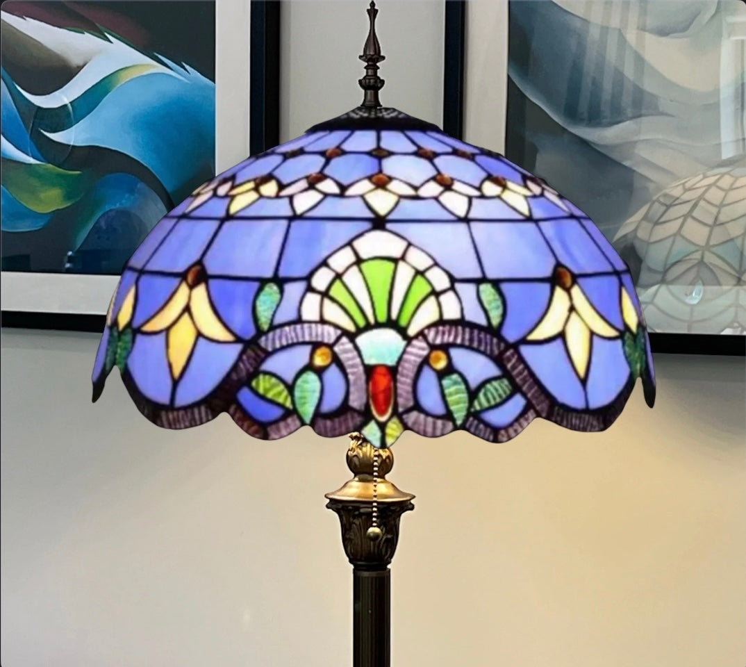 CDH Tiffany Floor Lamp (16942) 16" 40CM Shade