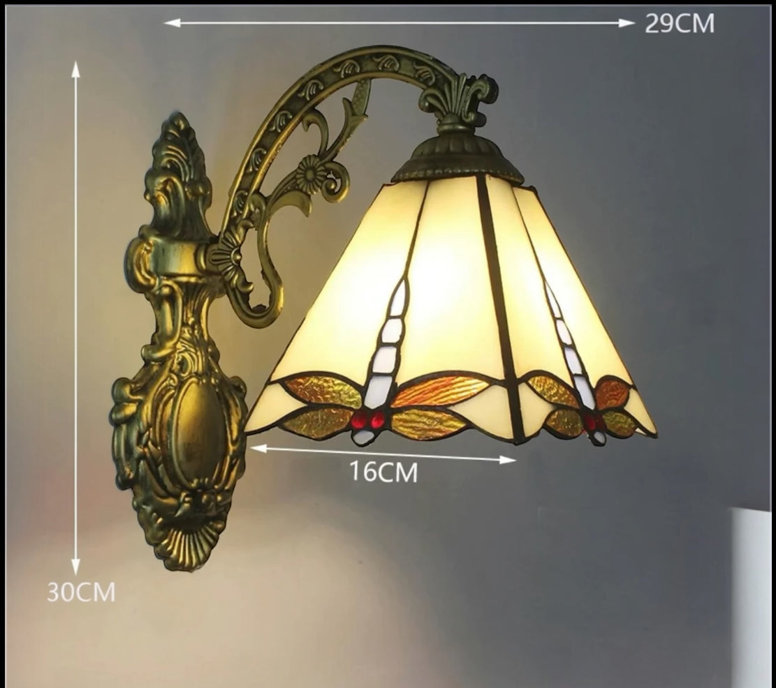 CDH Tiffany Wall Lights with 16cm Shade (15033Q)
