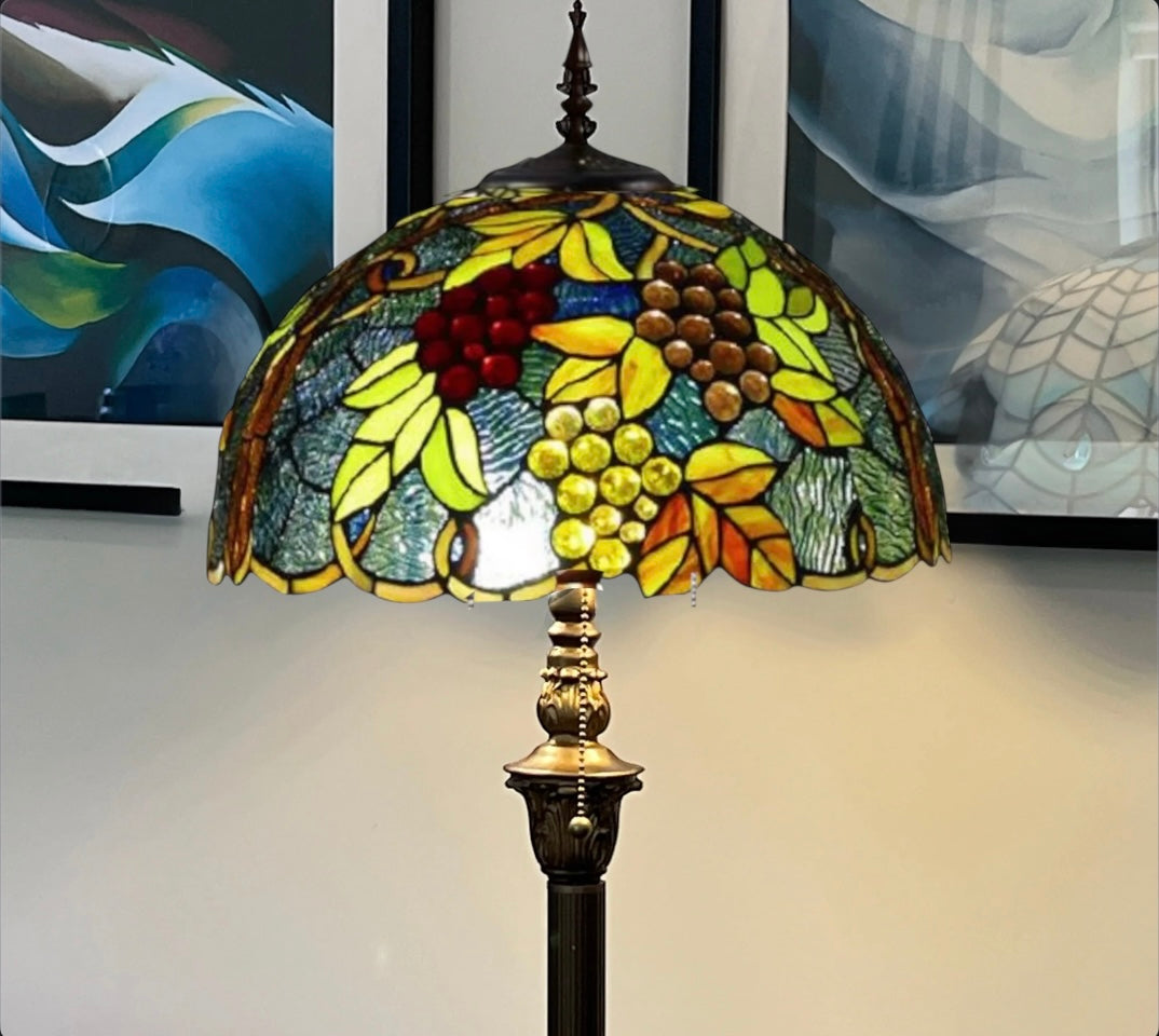 CDH Tiffany Floor Lamp (15020A) 16" 40CM Shade