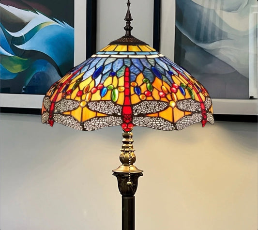 CDH Tiffany Floor Lamp (16031) 16" 40CM Shade