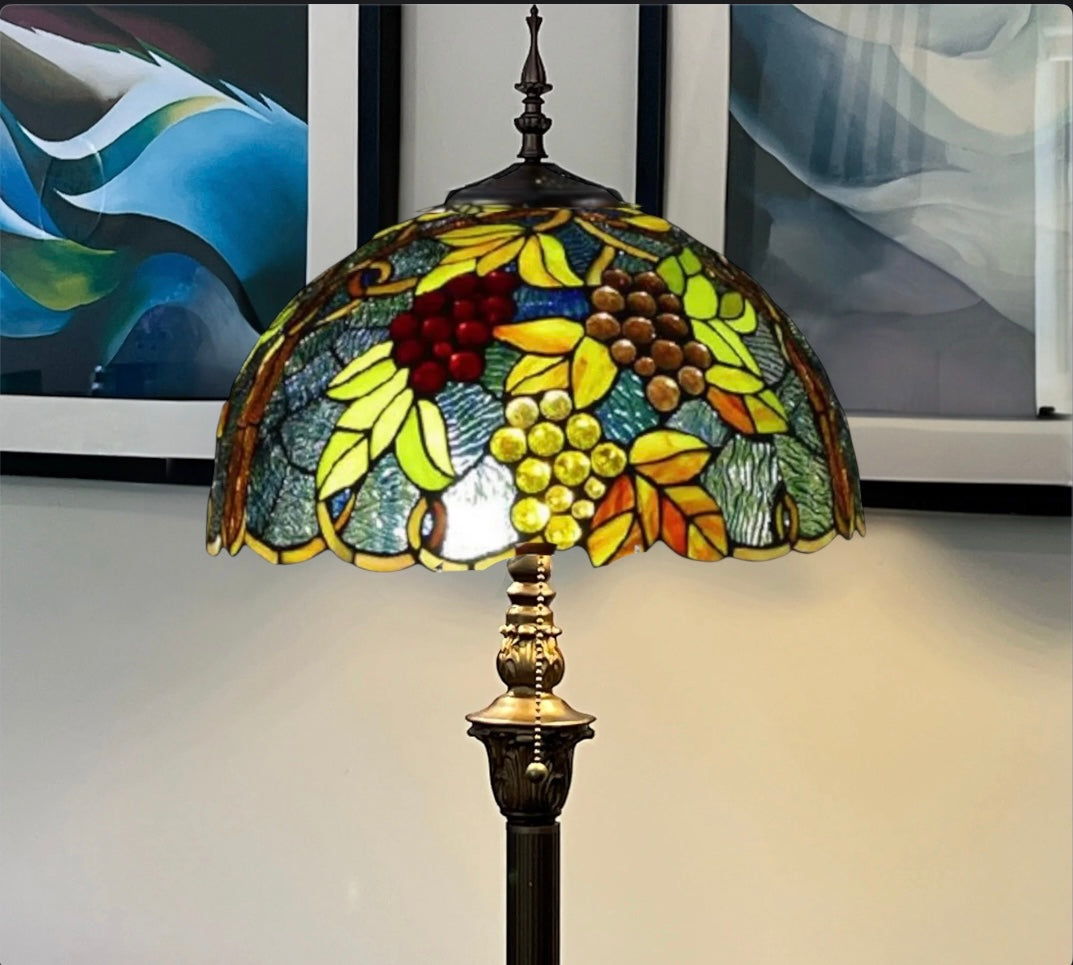 CDH Tiffany Floor Lamp (15020A) 16" 40CM Shade