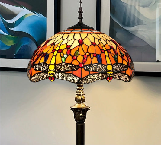 CDH Tiffany Floor Lamp (16035T) 16" 40CM Shade