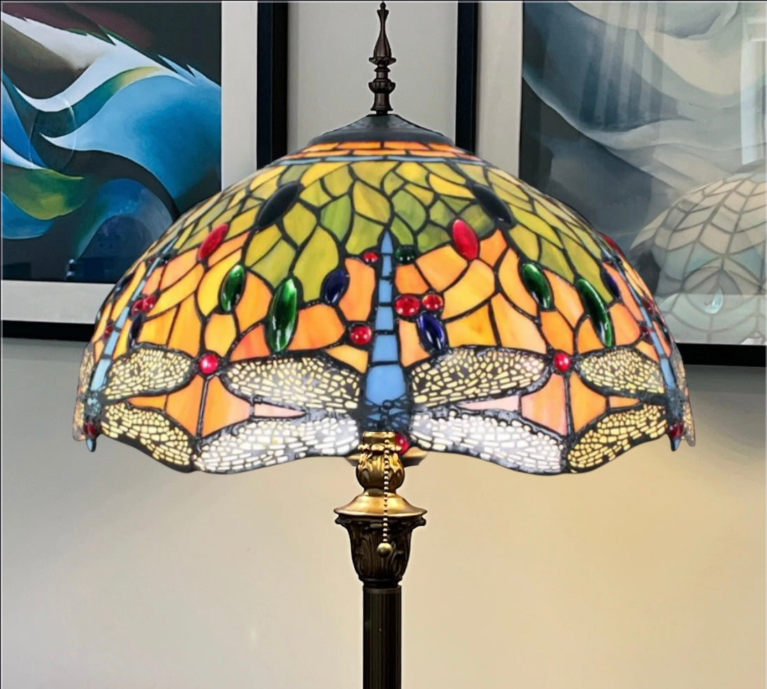 CDH Tiffany Floor Lamp (16034) 16" 40CM Shade