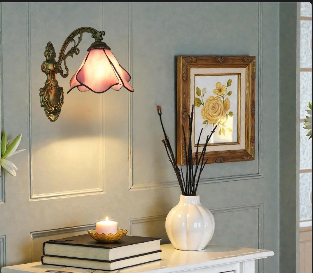 CDH Tiffany Wall Lights with 20cm Shade (12034SW)