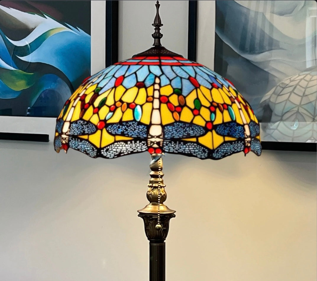 CDH Tiffany Floor Lamp (16033) 16" 40CM Shade