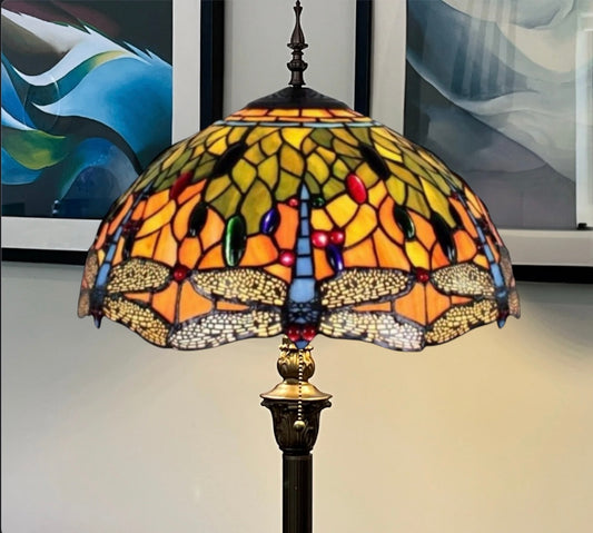 CDH Tiffany Floor Lamp (16034) 16" 40CM Shade
