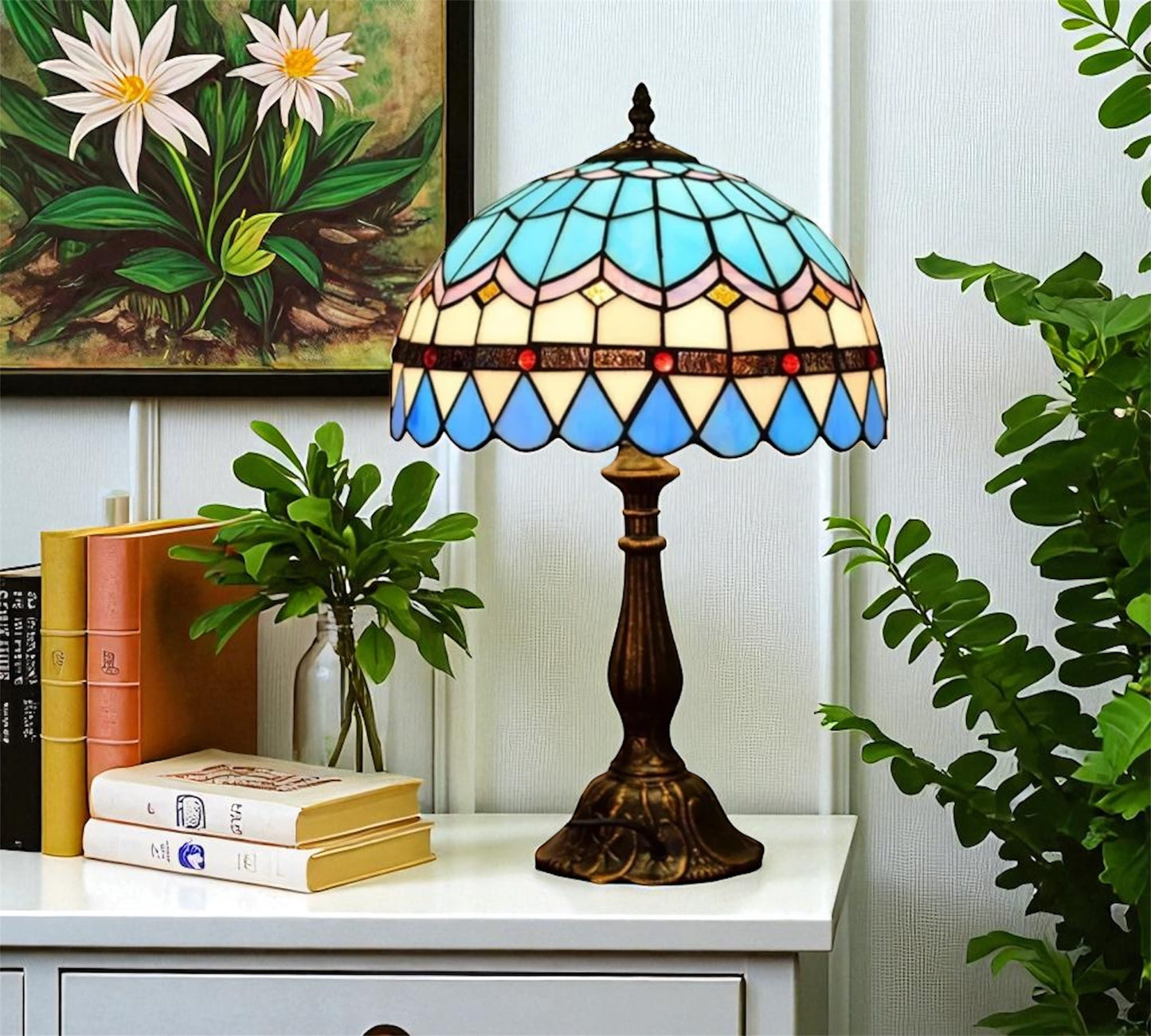 CDH 12" Tiffany Table Lamp (12101)
