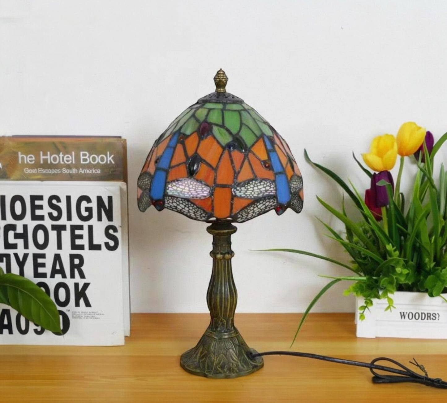 CDH 10" Tiffany Table Lamp with 20cm Shade (15005S)