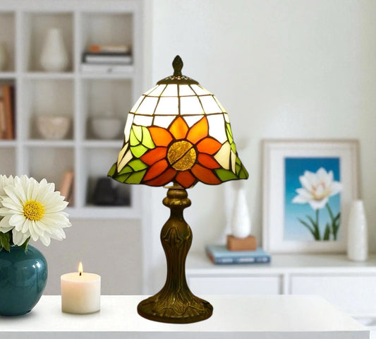 CDH 10" Tiffany Table Lamp with 20cm Shade (12068SN)