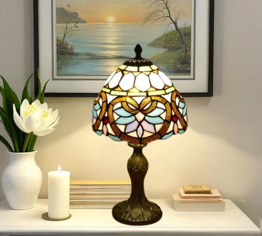 CDH 10" Tiffany Table Lamp with 20cm Shade (12045S)