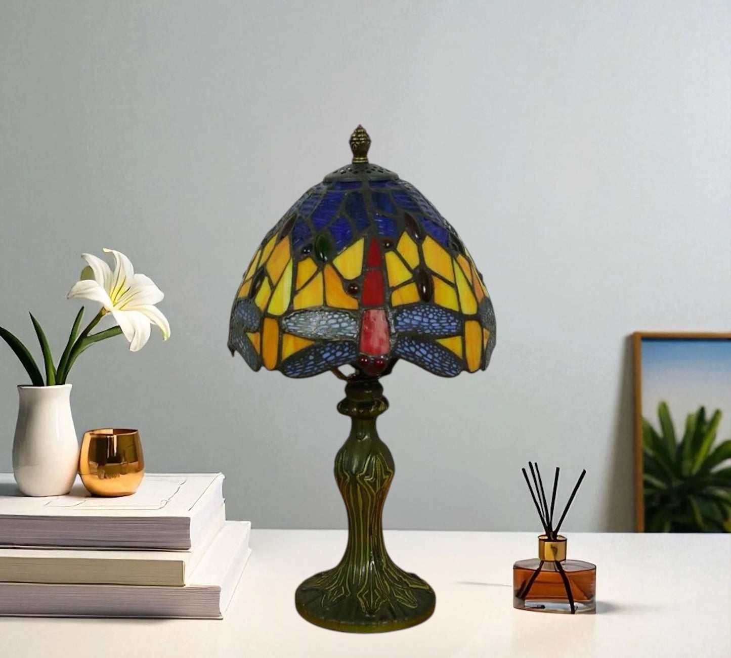 CDH 10" Tiffany Table Lamp with 20cm Shade (100160)