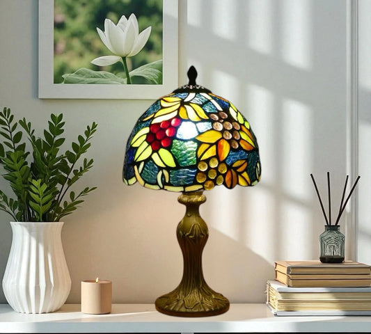 CDH 10" Tiffany Table Lamp with 20cm Shade (12099S)