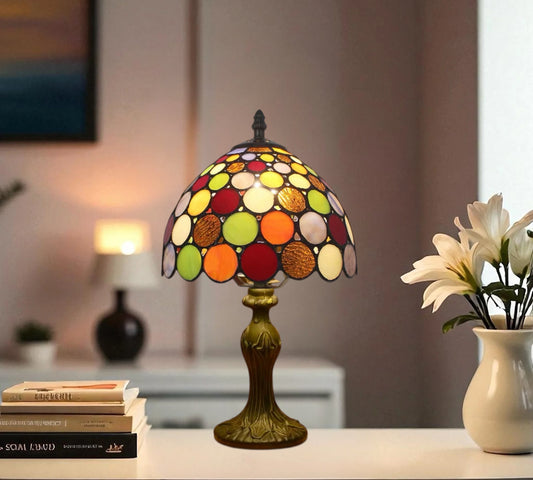 CDH 10" Tiffany Table Lamp with 20cm Shade (12111S)