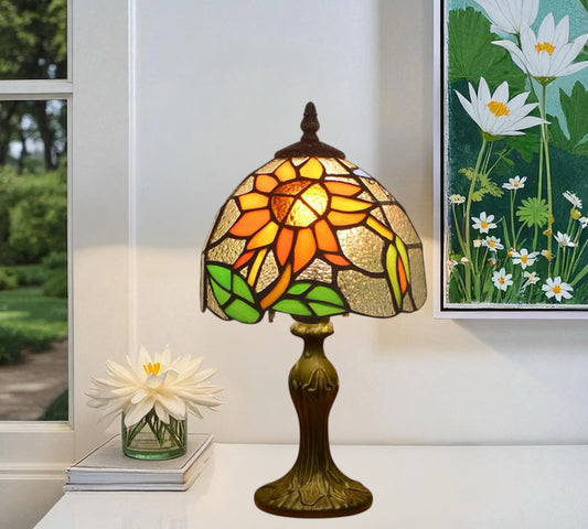 CDH 10" Tiffany Table Lamp with 20cm Shade (12068ST)