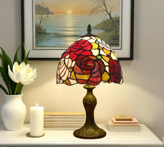 CDH 10" Tiffany Table Lamp with 20cm Shade (120114S)