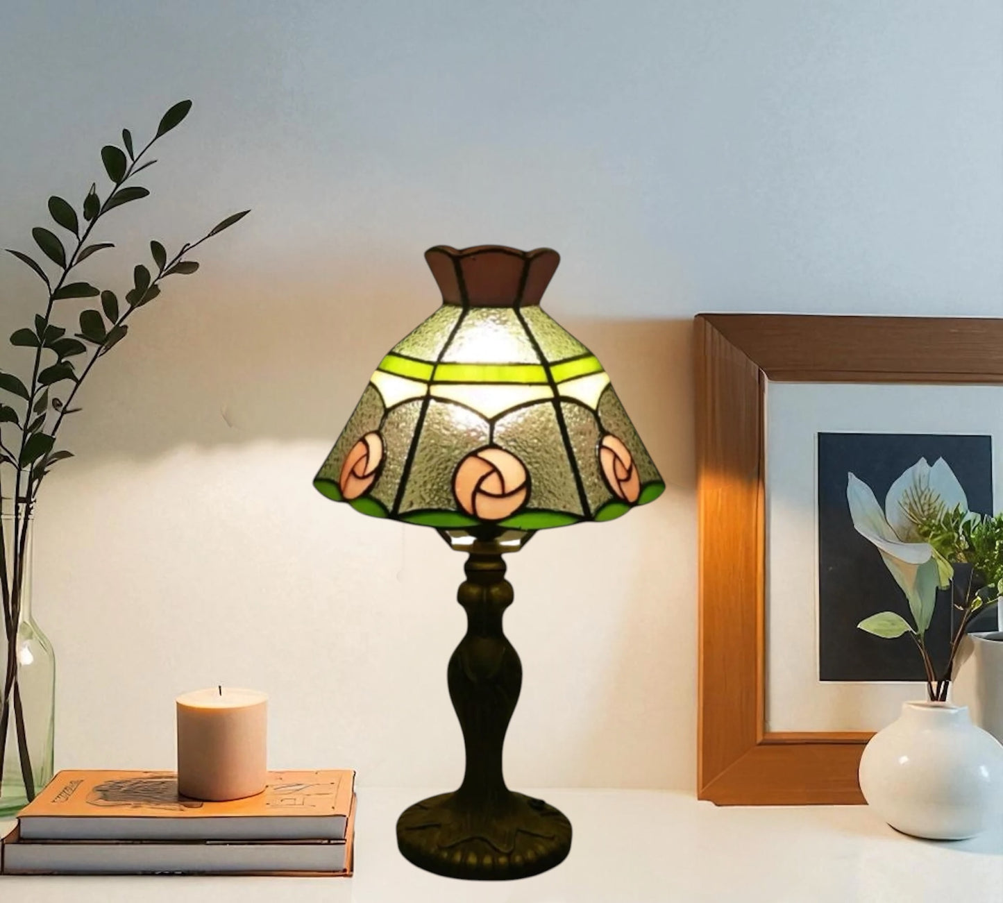 CDH 10" Tiffany Table Lamp with 20cm Shade (12302S)