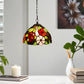 CDH 10" Tiffany Pendant Lamp with 20cm lamp shade (12083SPS)