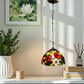 CDH 10" Tiffany Pendant Lamp with 20cm lamp shade (12083SPS)